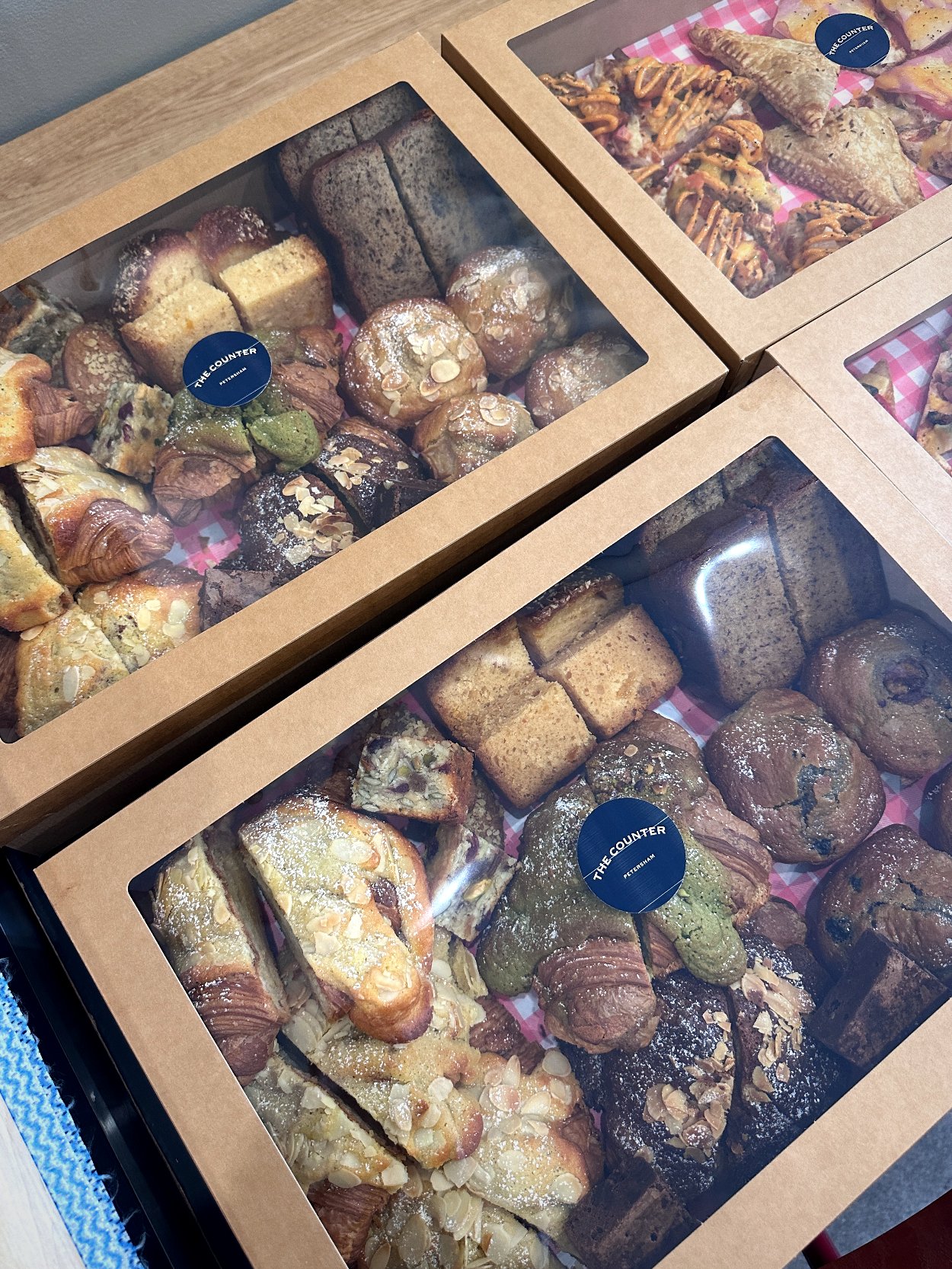 Sweet pastry catering box