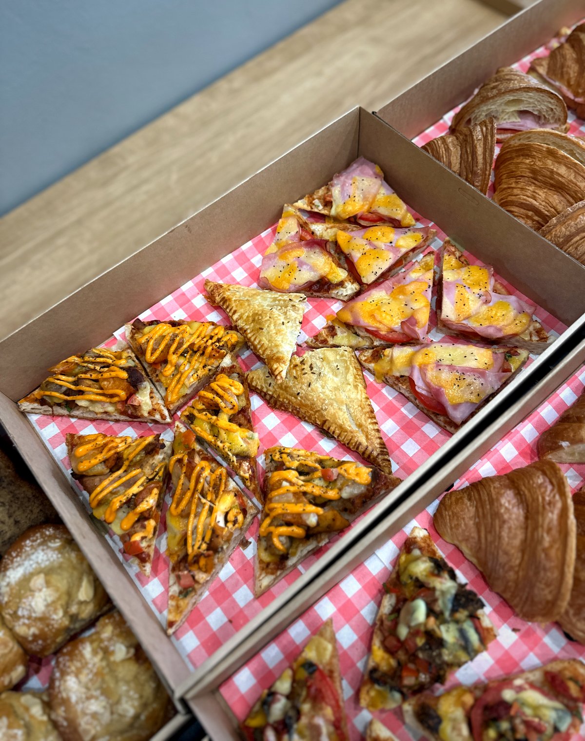 Turkish pizza catering platter